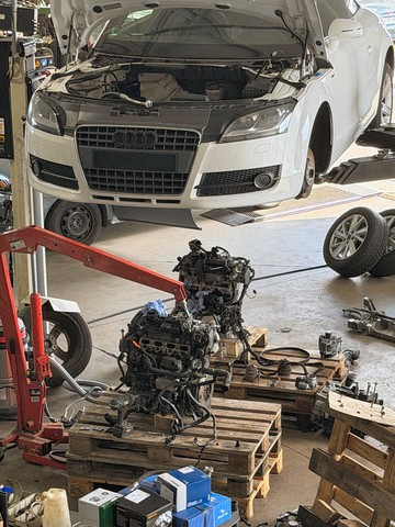 Austausch von kompletten Motoren